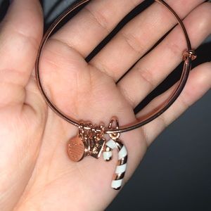 Candy cane Alex and Ani bracelet